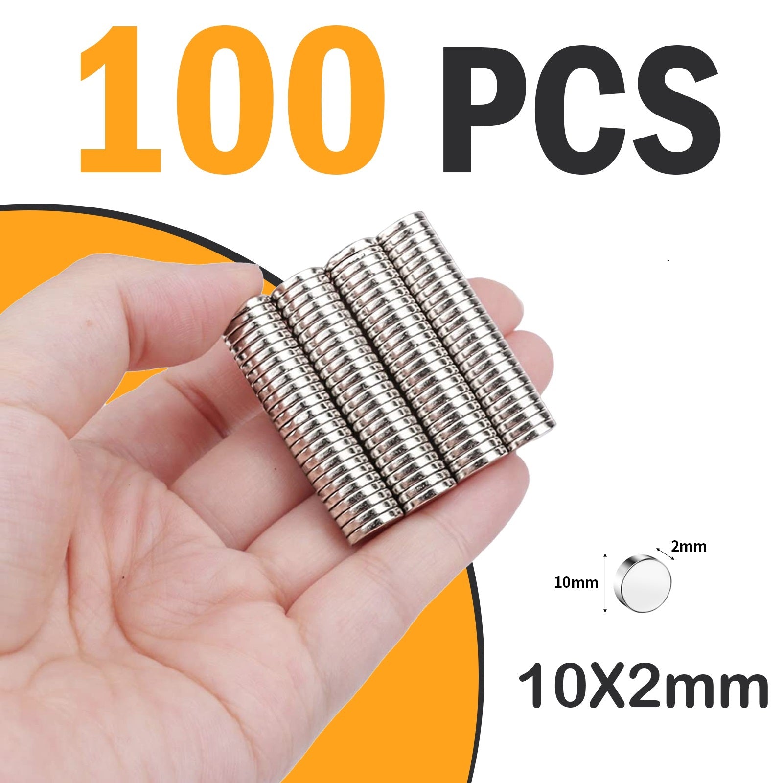 Lot de 100 Aimants en Néodyme multifonctions