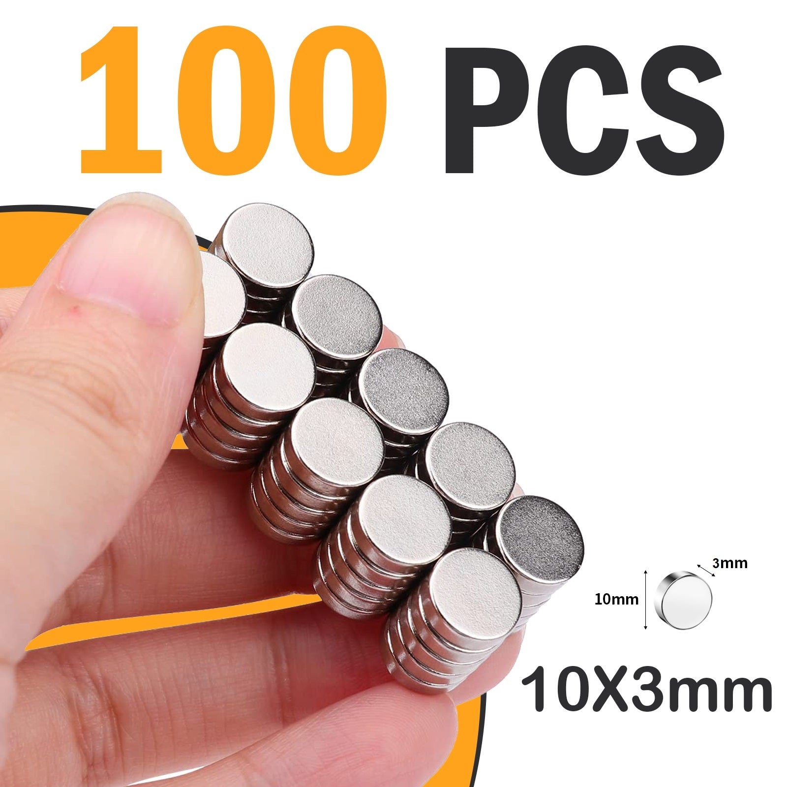 Lot de 100 Aimants en Néodyme multifonctions