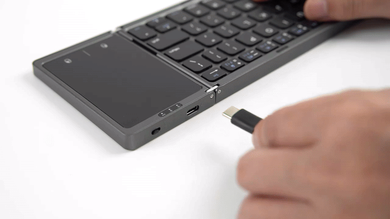 Clavier Bluetooth sans fil pliable - PC & Smartphone