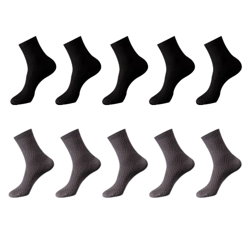 5x Noir & 5x Gris foncé