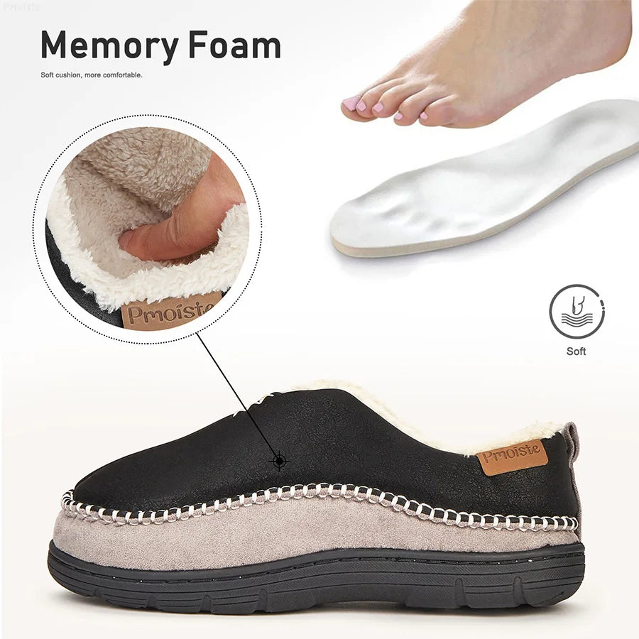 Chaussons Chauds Antidérapants - Intérieur & Extérieur