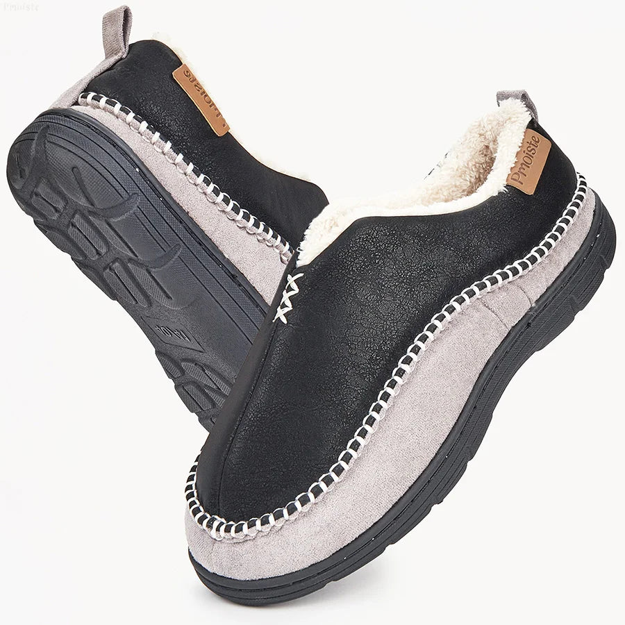 Chaussons Chauds Antidérapants - Intérieur & Extérieur