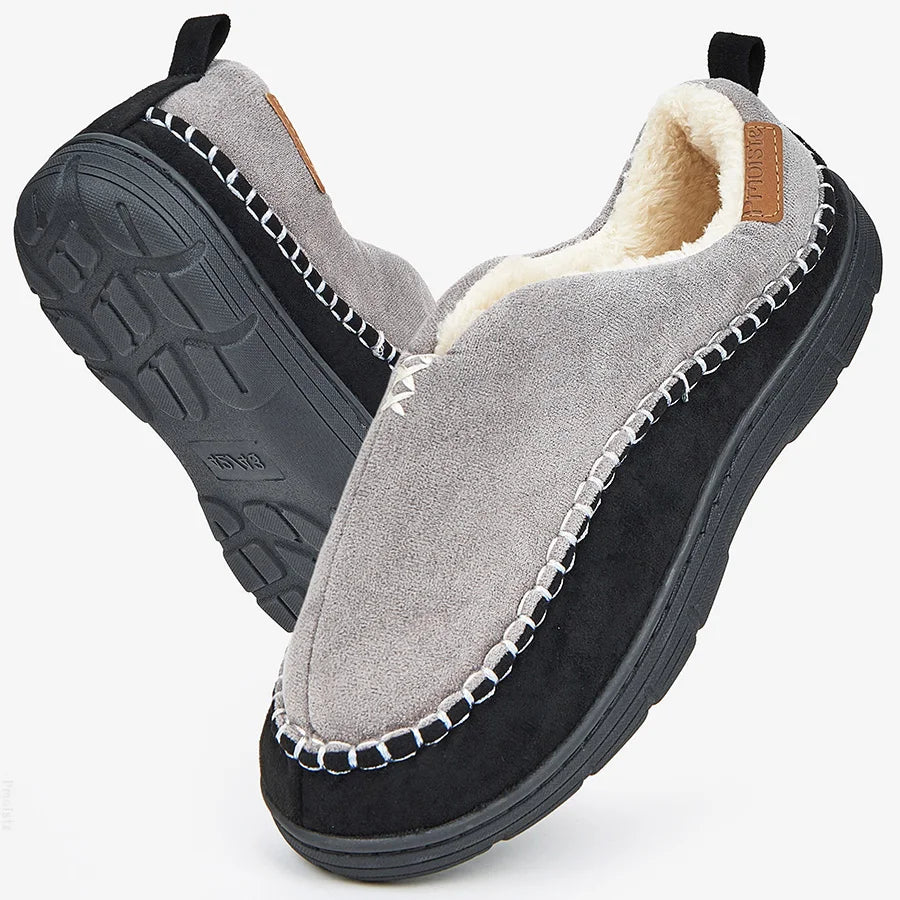 Chaussons Chauds Antidérapants - Intérieur & Extérieur