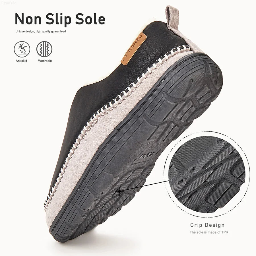 Chaussons Chauds Antidérapants - Intérieur & Extérieur