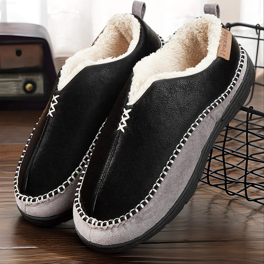 Chaussons Chauds Antidérapants - Intérieur & Extérieur