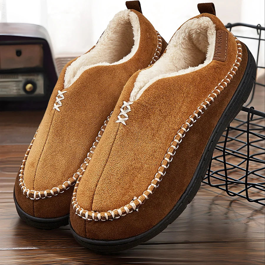 Chaussons Chauds Antidérapants - Intérieur & Extérieur