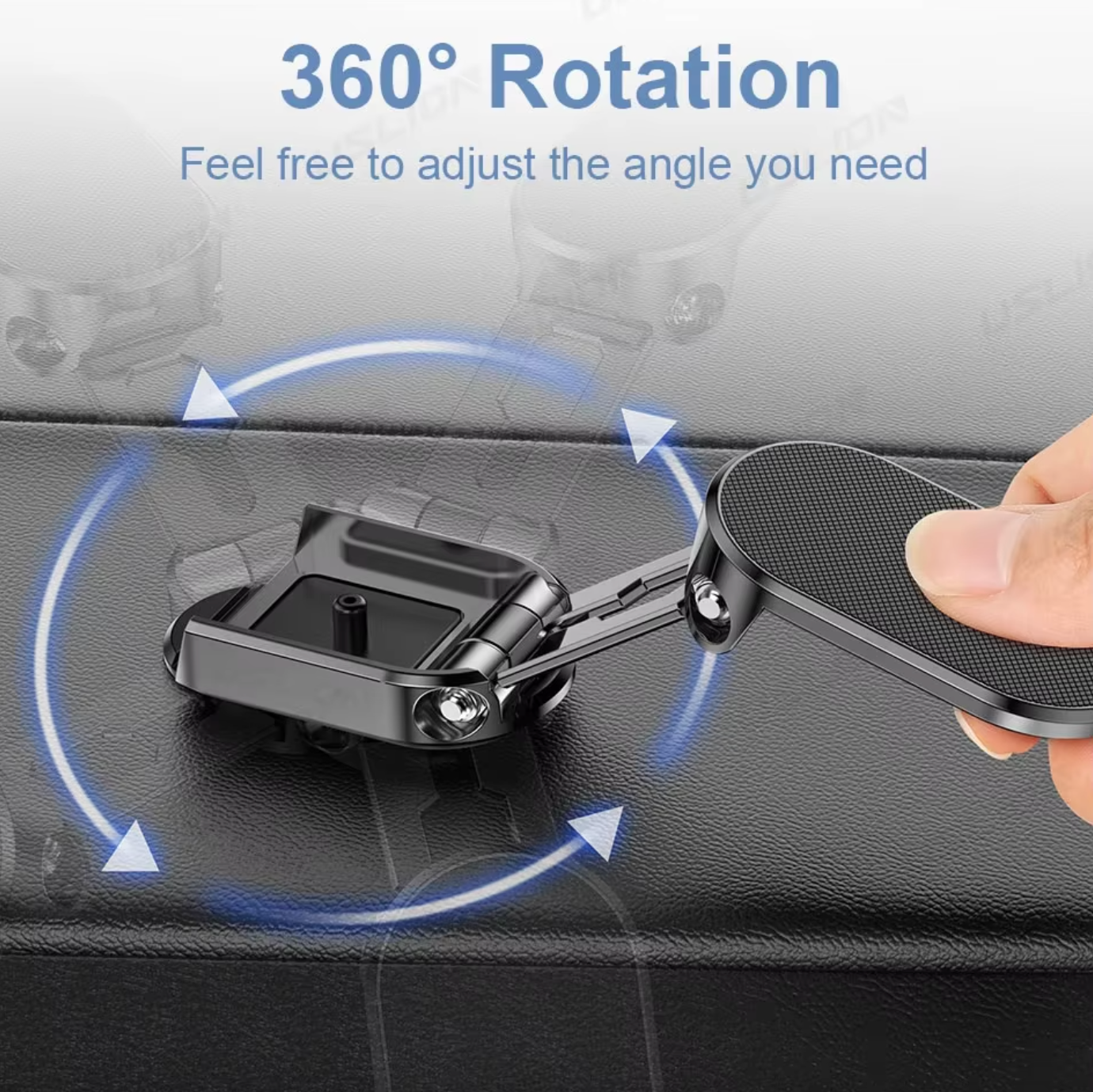 Support téléphone magnétique et pliable - Rotation 360°