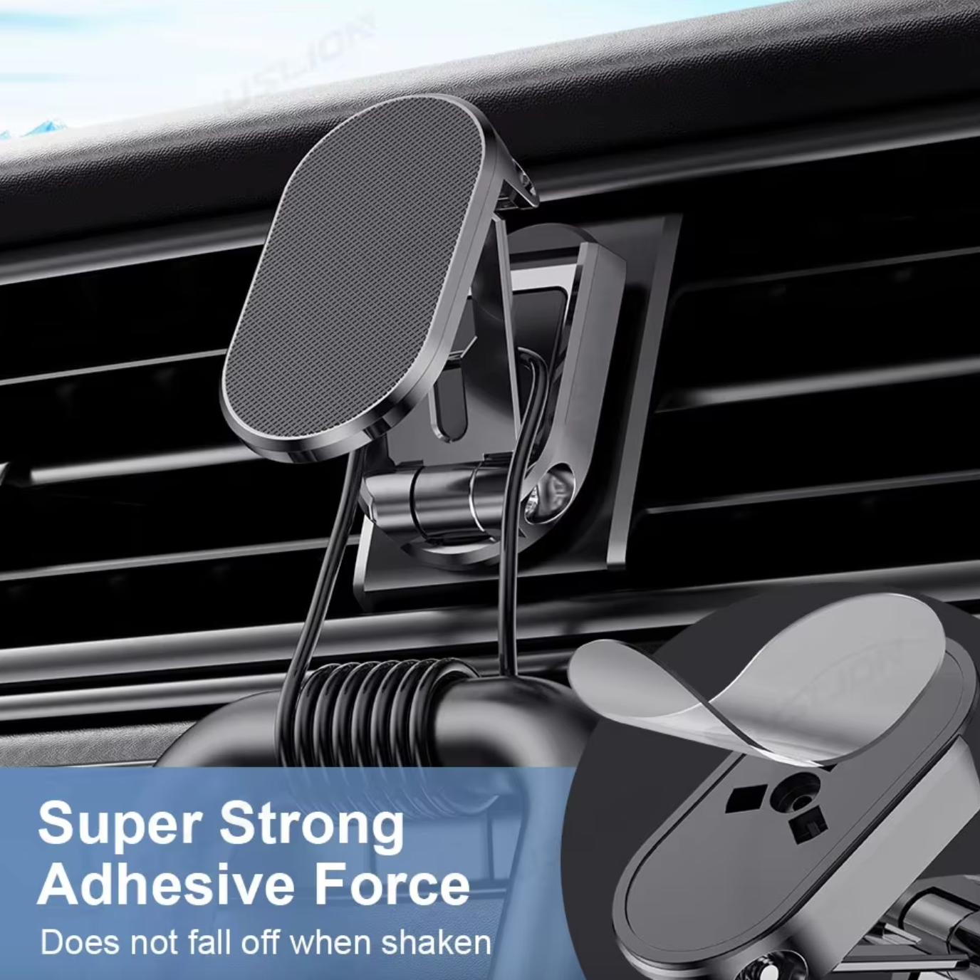 Support téléphone magnétique et pliable - Rotation 360°