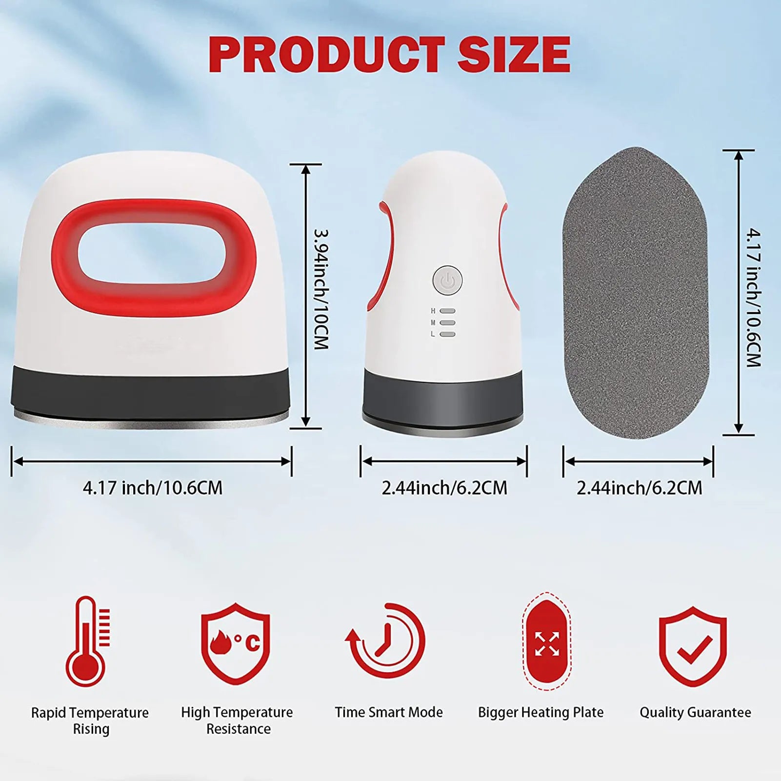 Mini presse Ă chaud en fer portable - Personnalisation et impression textile