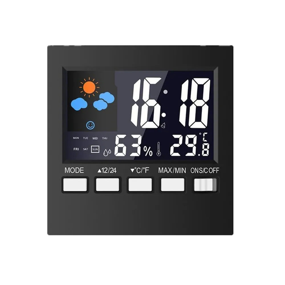 Horloge Station météo multifonctionnelle avec écran couleur