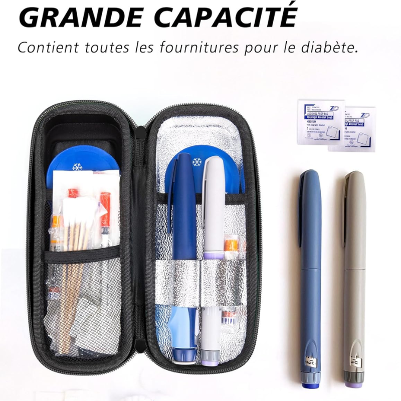Insulin Travel Cooler Bag - Temperature Display
