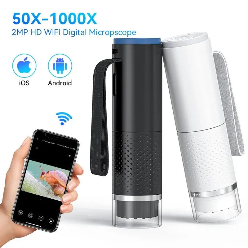 Microscope Numérique HD Sans Fil 50X-1000X WiFi