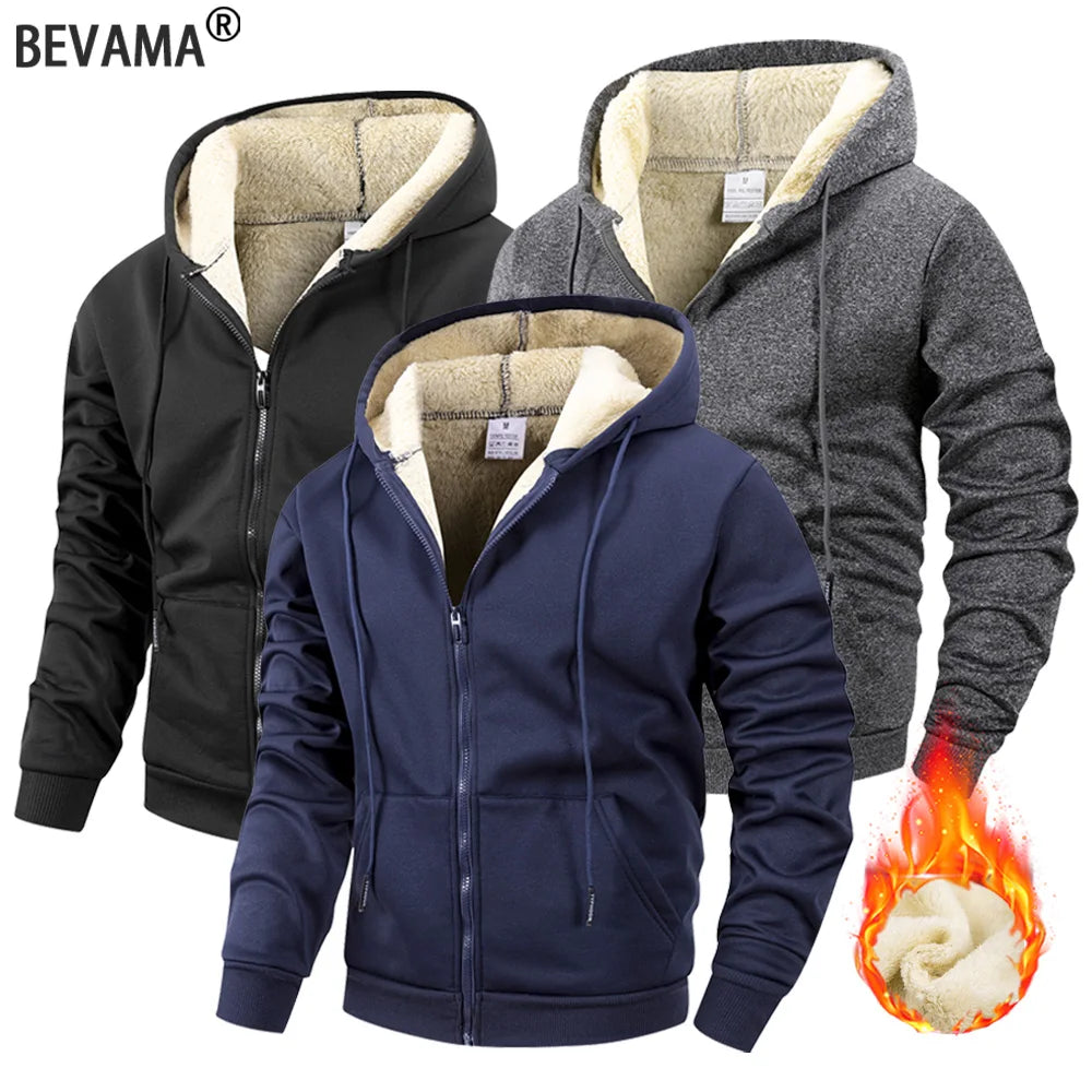 Gilet Sweat à Capuche Doublure Polaire - Homme