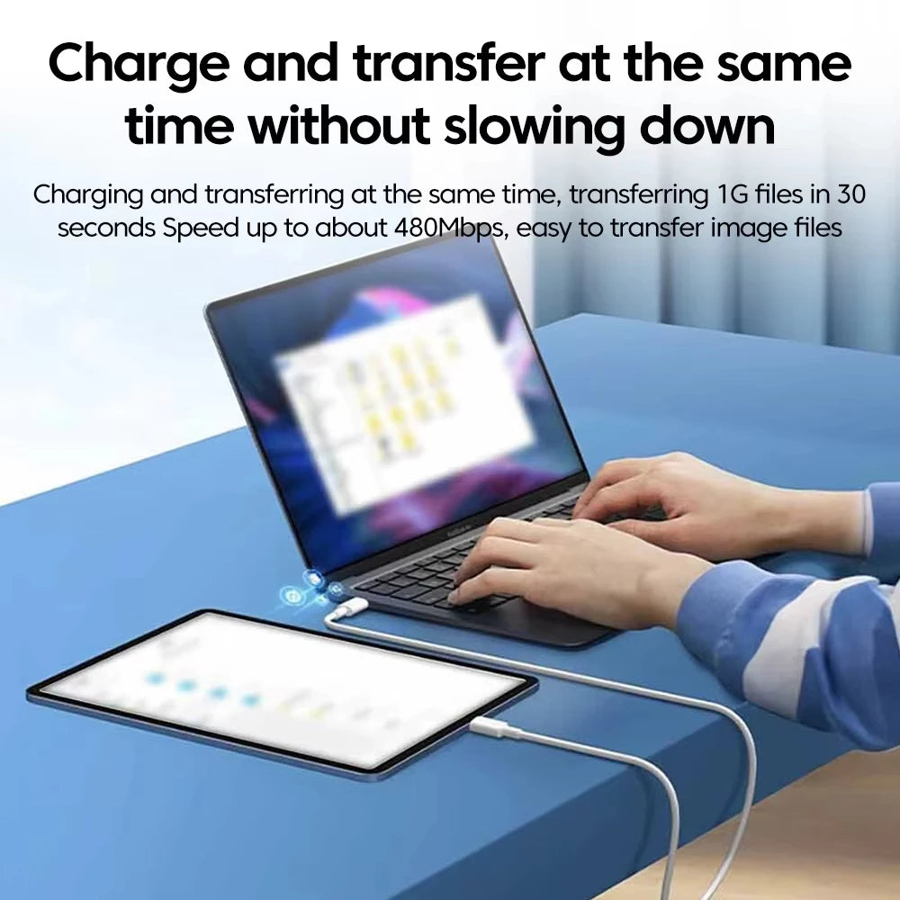 3X Câble de Charge Ultra-Rapide 120W Type-C