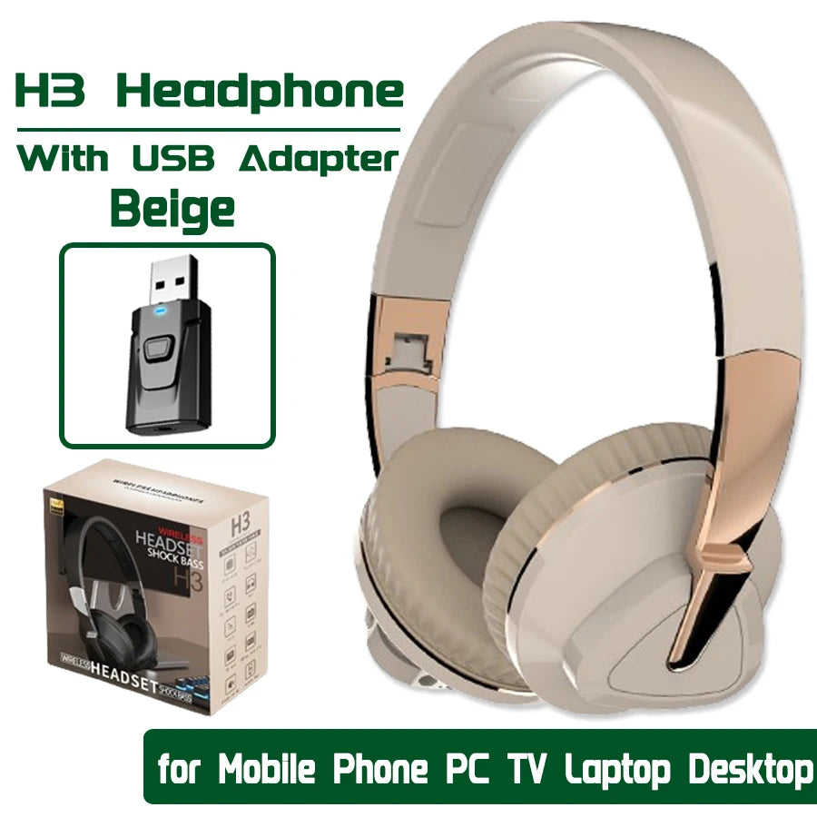 Casque Audio 3 Modes – Bluetooth, Filaire, Carte TF