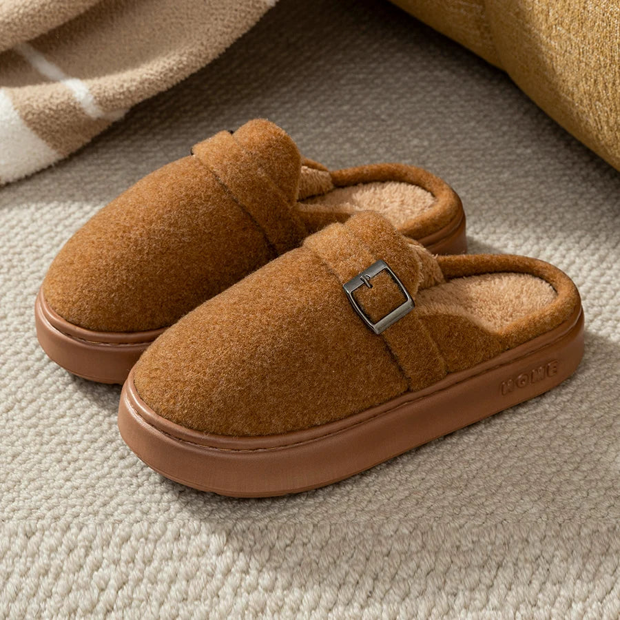 Pantoufles Hiver Femme Antidérapantes Ultra Confort
