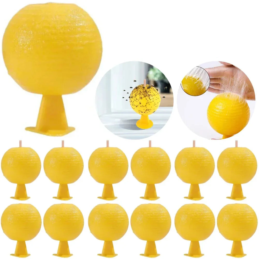 Lot de 6 Sphères Collantes Piège à Mouches