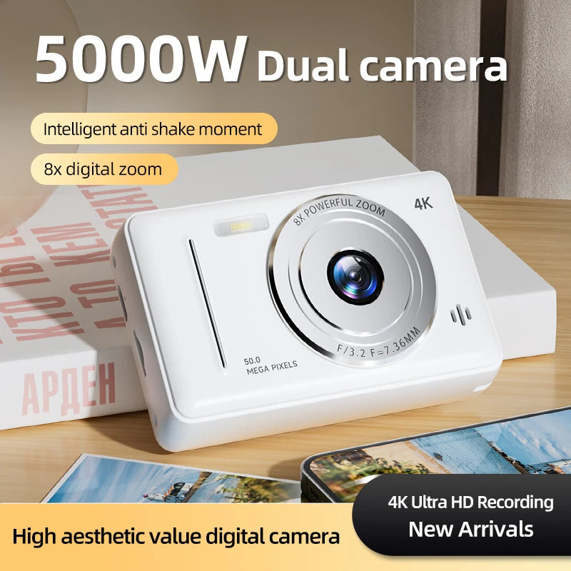 Mini Appareil Photo Touristique 4K - 50 MP