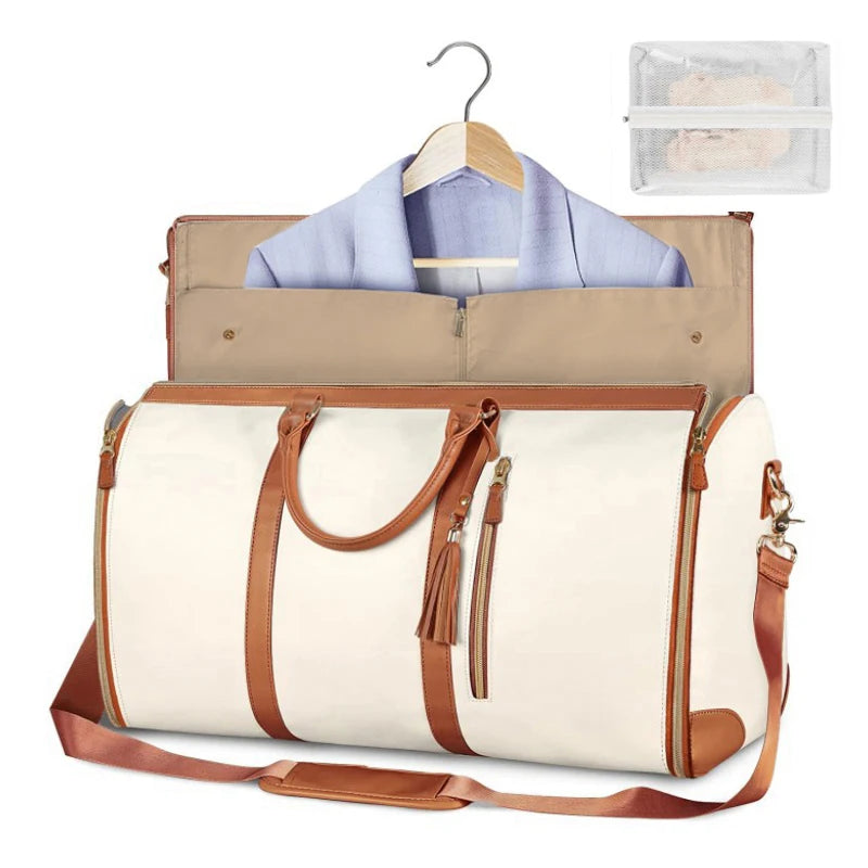 Sac de Voyage Dépliant Innovant & Pratique en Cuir PU