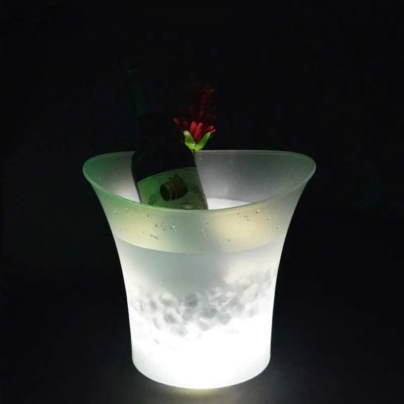 Seau à Glace LED Étanche 5L – 6 Couleurs