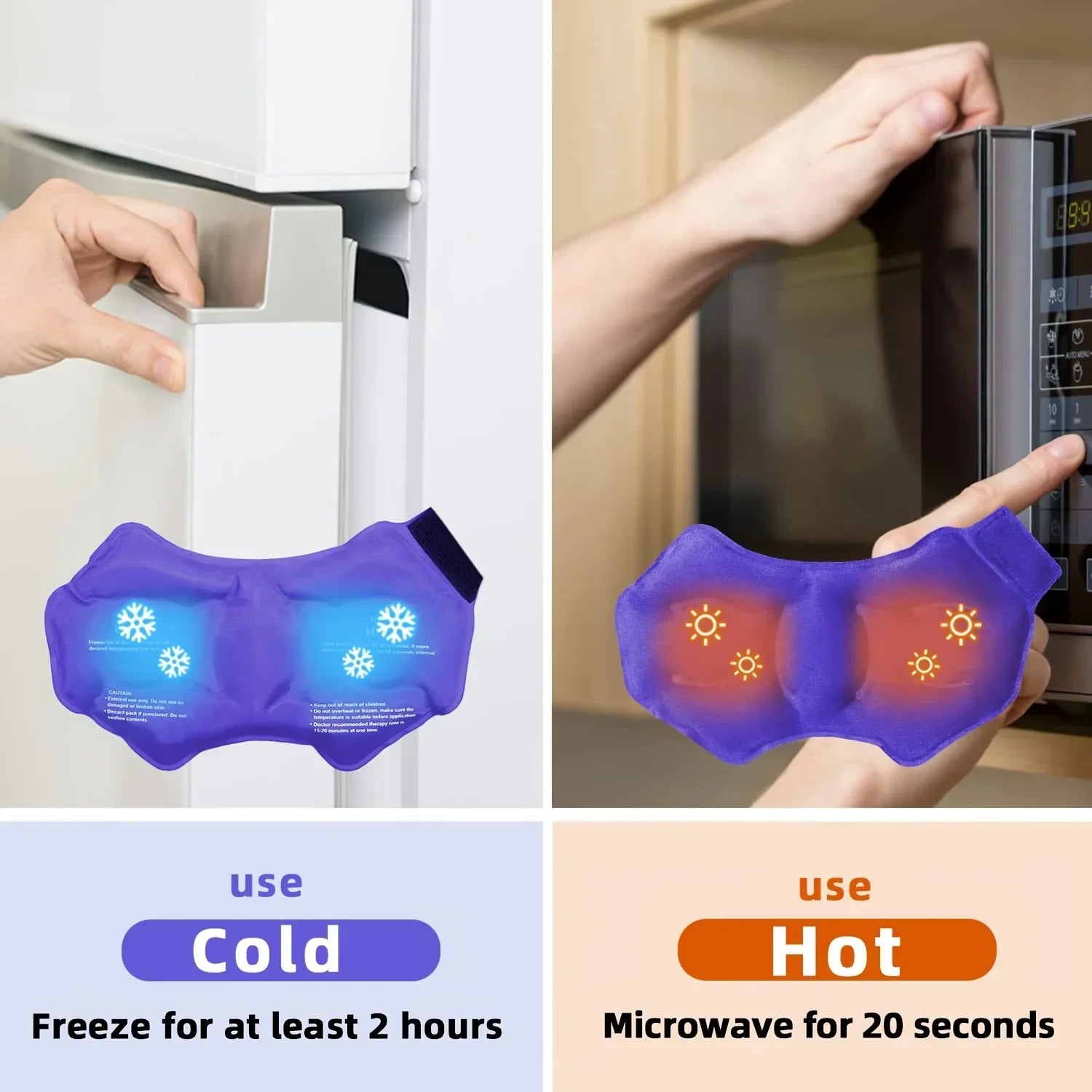 Attelle Gel Chaud/Froid à scratch - Soulagement Douleur