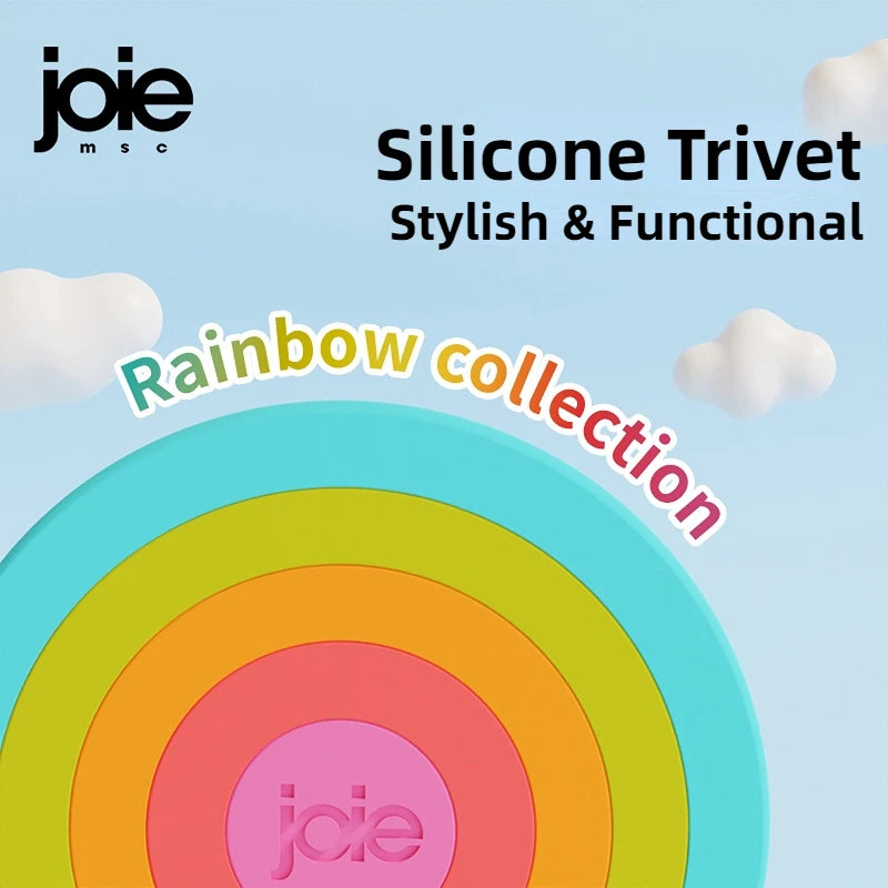 Dessous Plat Rainbow en Silicone Thermique 5 en 1