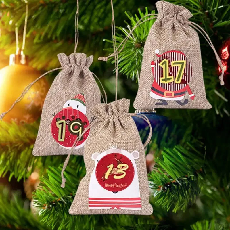 Kit DIY Calendrier de l'Avent - 24 Pochons à remplir soi-même