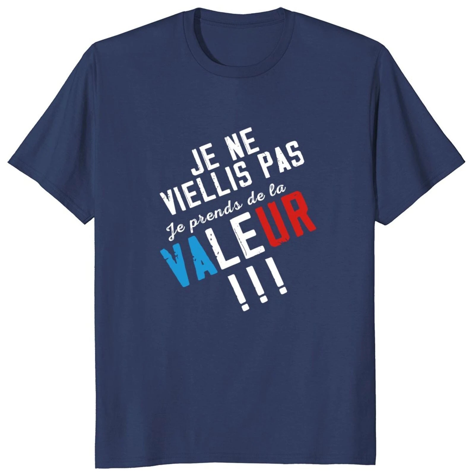 T-shirt Personnalisé "Je ne Viellis pas, je prends de la valeur"