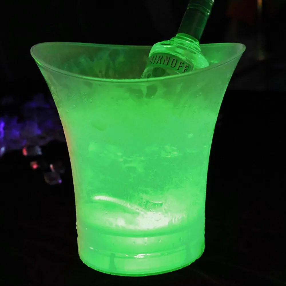 Seau à Glace LED Étanche 5L – 6 Couleurs