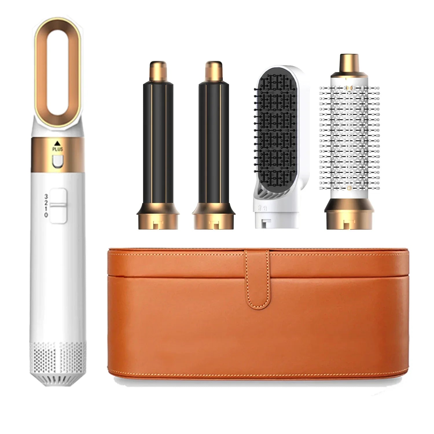 Brosse Soufflante 5 en 1 à Air Chaud - Séchage, Lissage & Brushing Rapide