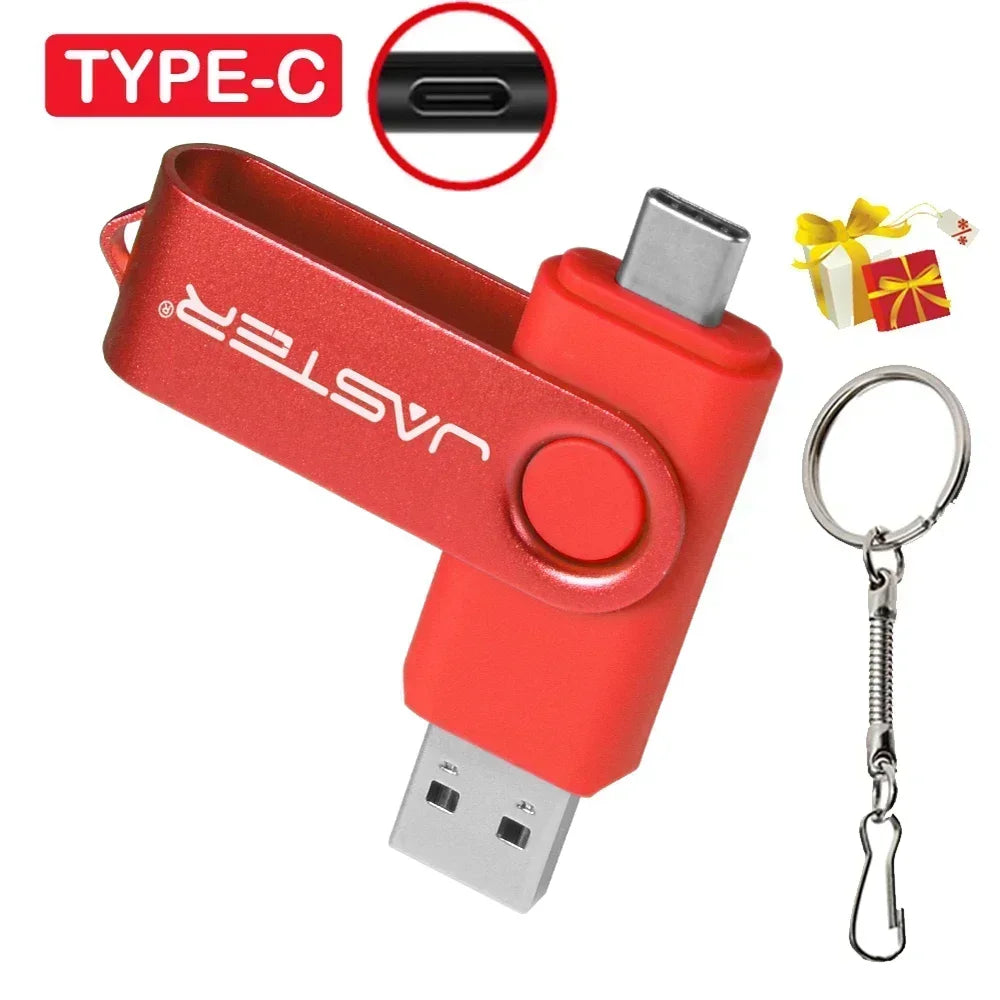 Clé USB 2 en 1 Type-C Grande Capacité