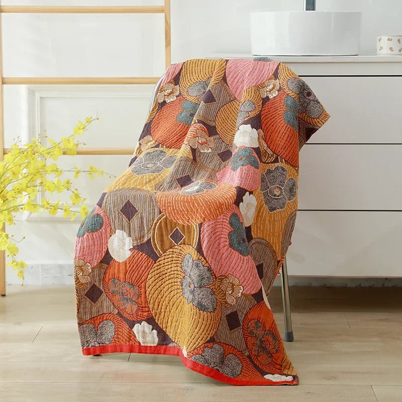 Serviette Gaze Coton Douce 80x160cm Style Bohème