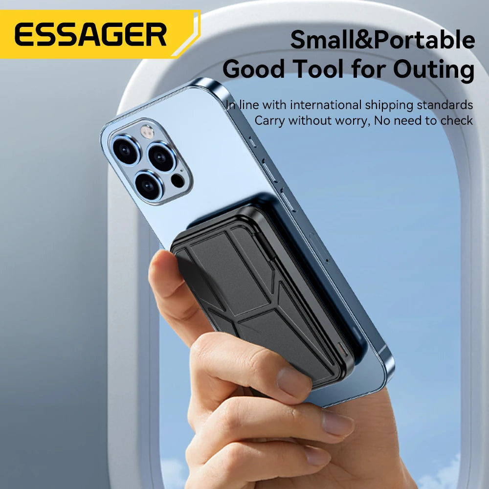 Batterie externe support téléphone magnétique Charge rapide 20W