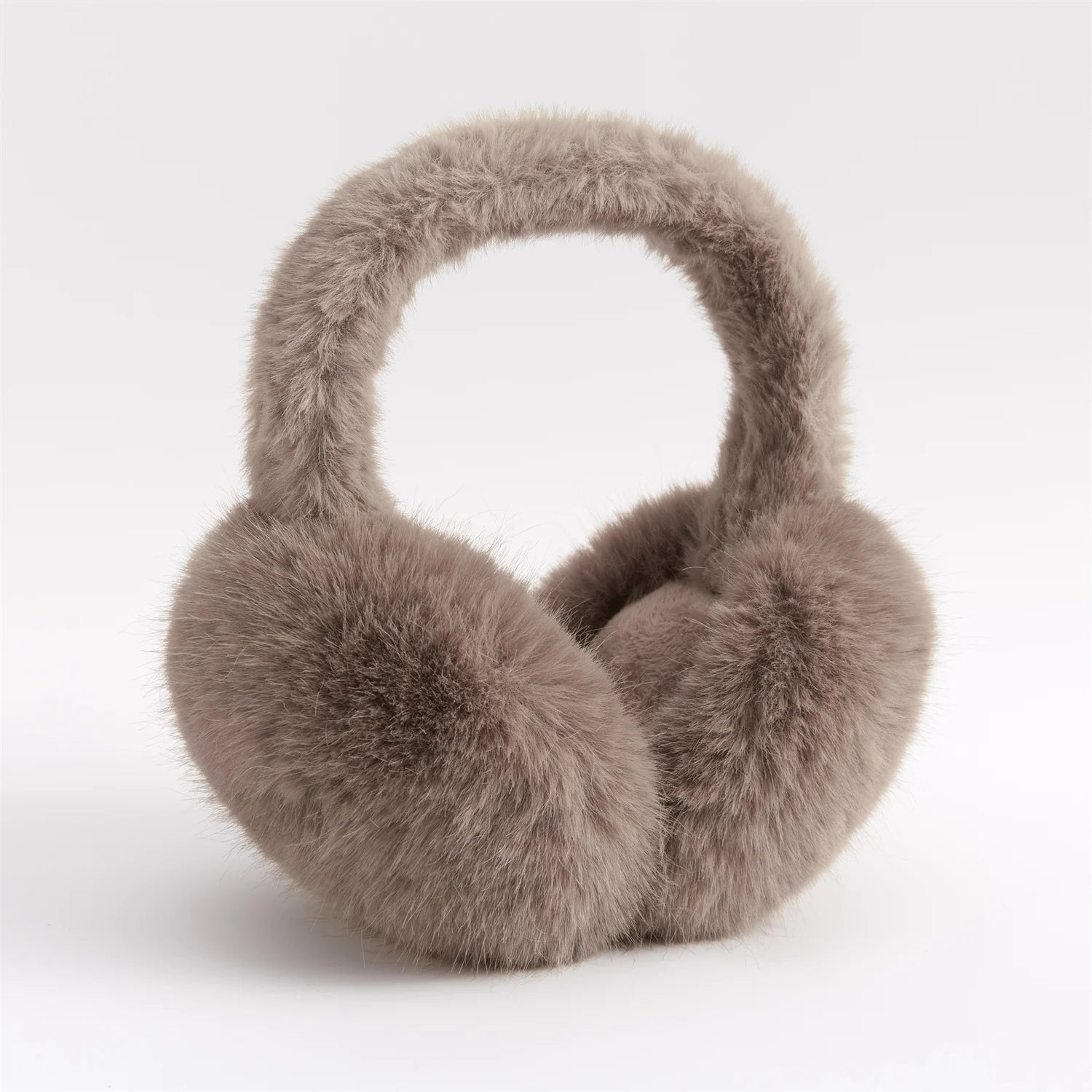 Cache-oreilles XL en fausses fourrure de lapin