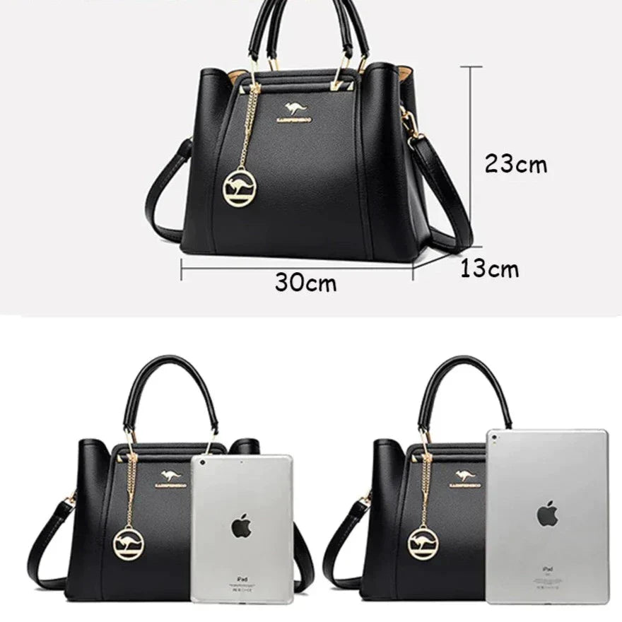 Sac à main PREMIUM en cuir souple pour femmes