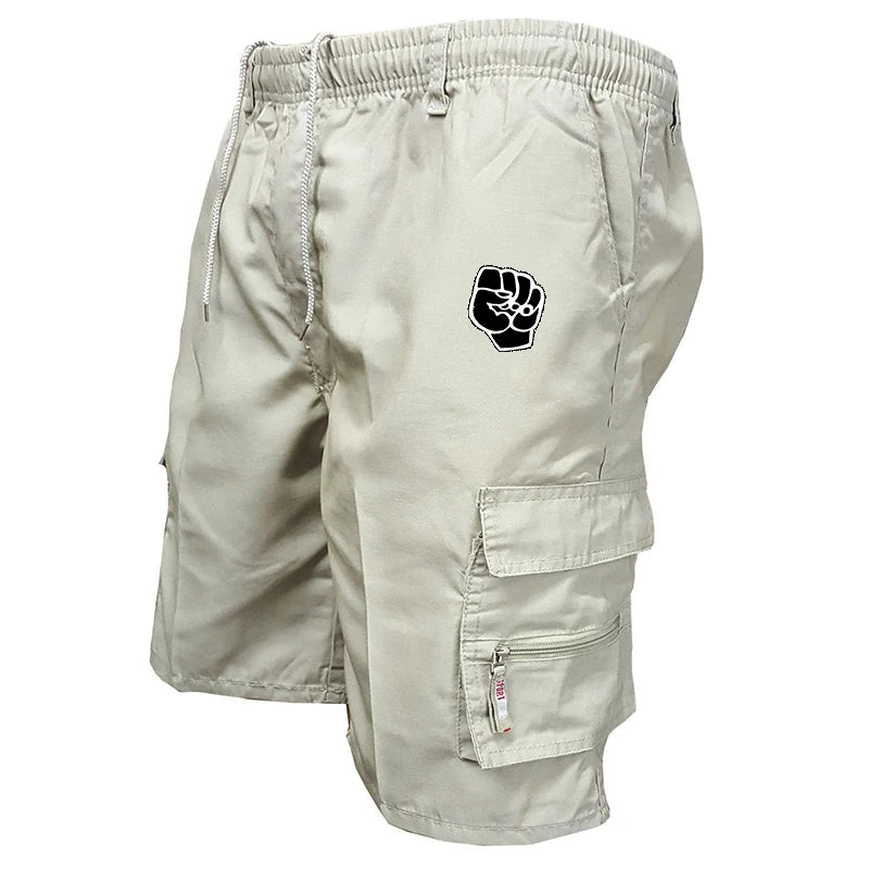 Short Cargo Homme en Coton – Bermuda Multi-Poches Style Militaire pour l’Été