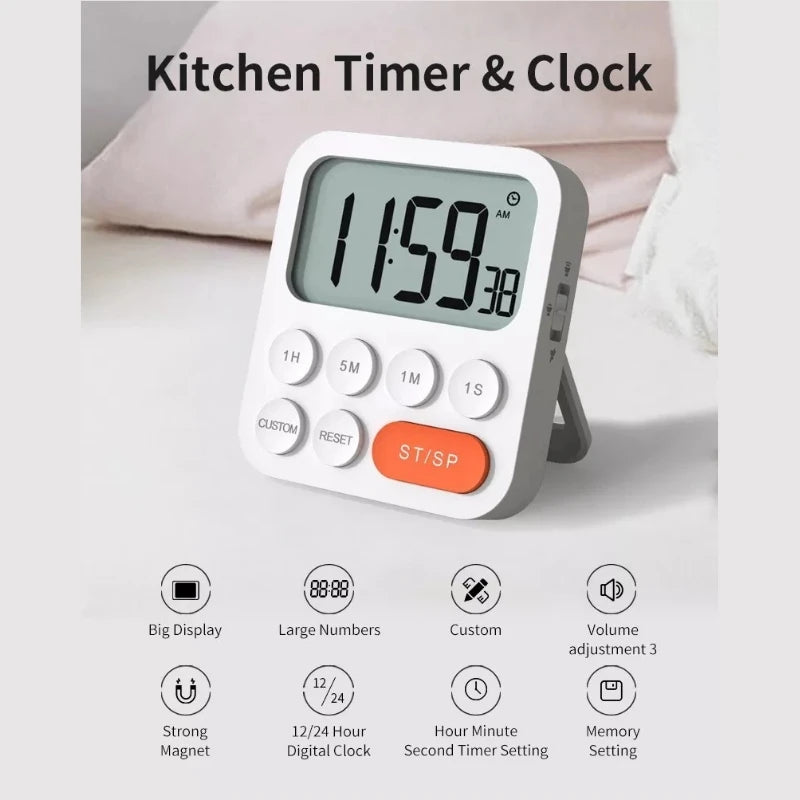 Minuteur de cuisine multifonctionnel