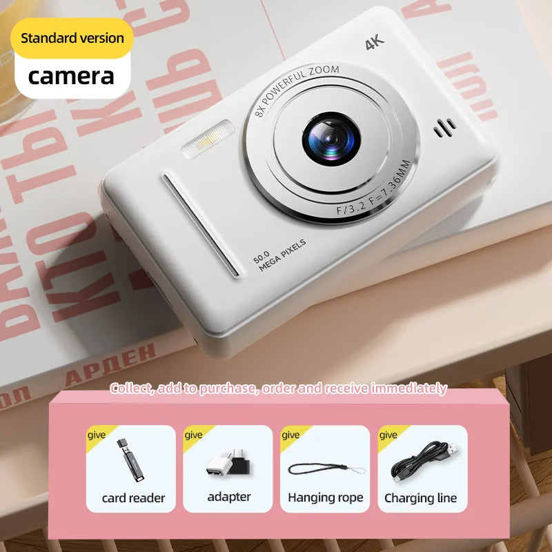 Mini Appareil Photo Touristique 4K - 50 MP