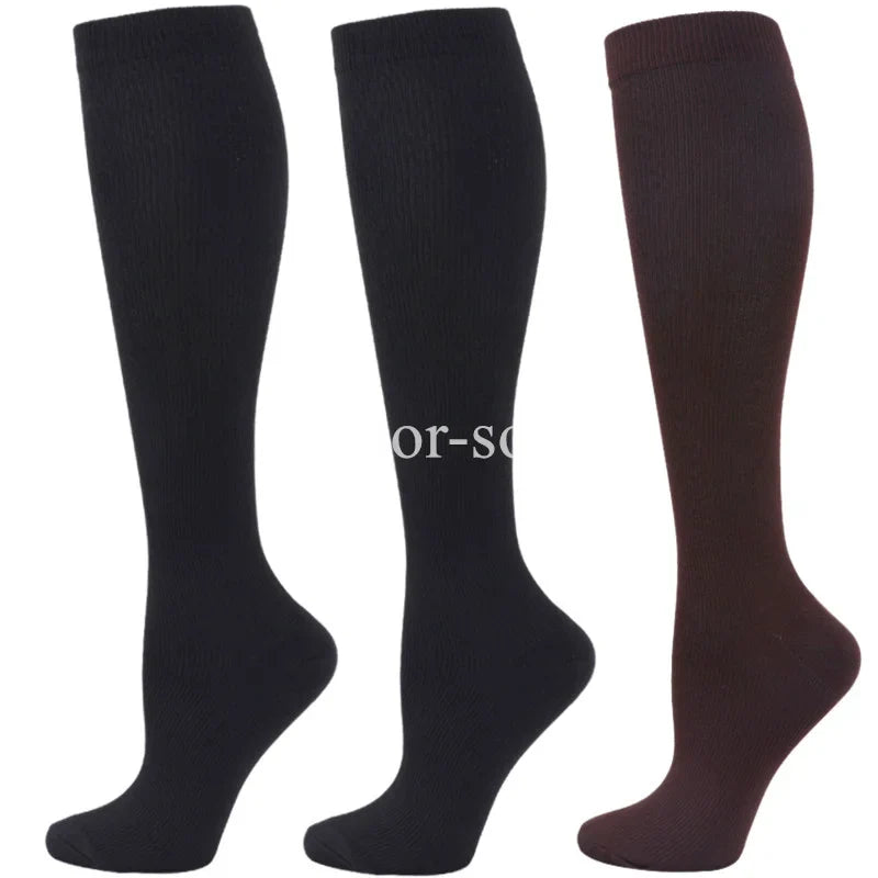 2 paires de Chaussettes de Compression – Circulation Améliorée + 1 paire OFFERTE