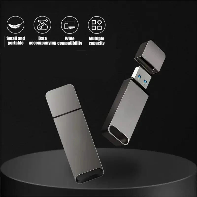 Clé USB 3.0 2 To - Compacte et Pratique + Adaptateur USB-C OFFERT