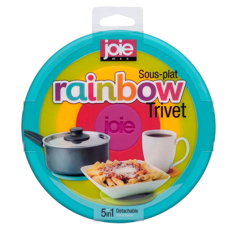 Dessous Plat Rainbow en Silicone Thermique 5 en 1