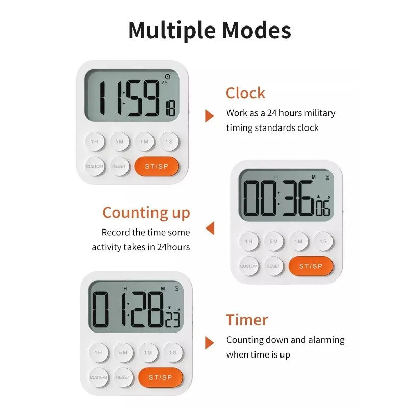 Minuteur de cuisine multifonctionnel
