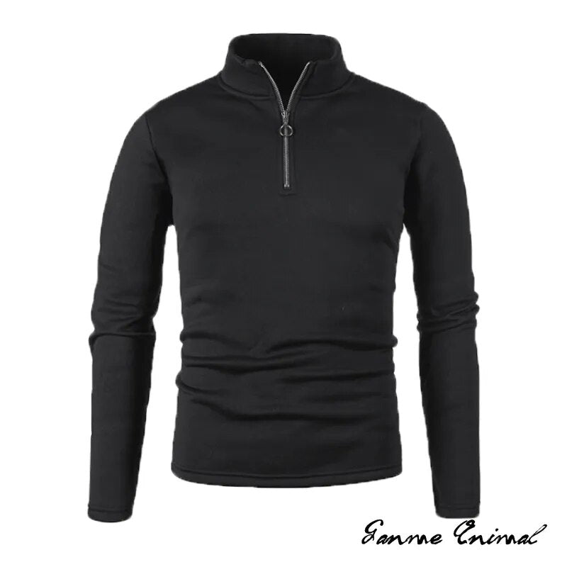 Pull Zippé Col roulé pour Homme