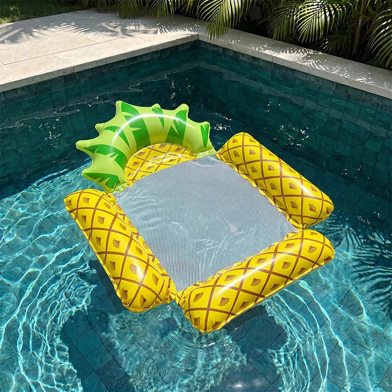 Chaise Longue Gonflable Flottante – Siège de Piscine Monoplace Confortable pour Plage et Détente