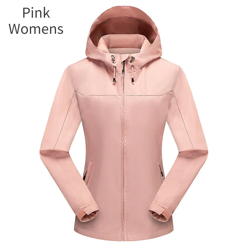 Veste imperméable à capuche pour homme et femme