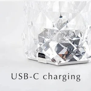 Lampe Cristal Tactile RGB 16 Couleurs