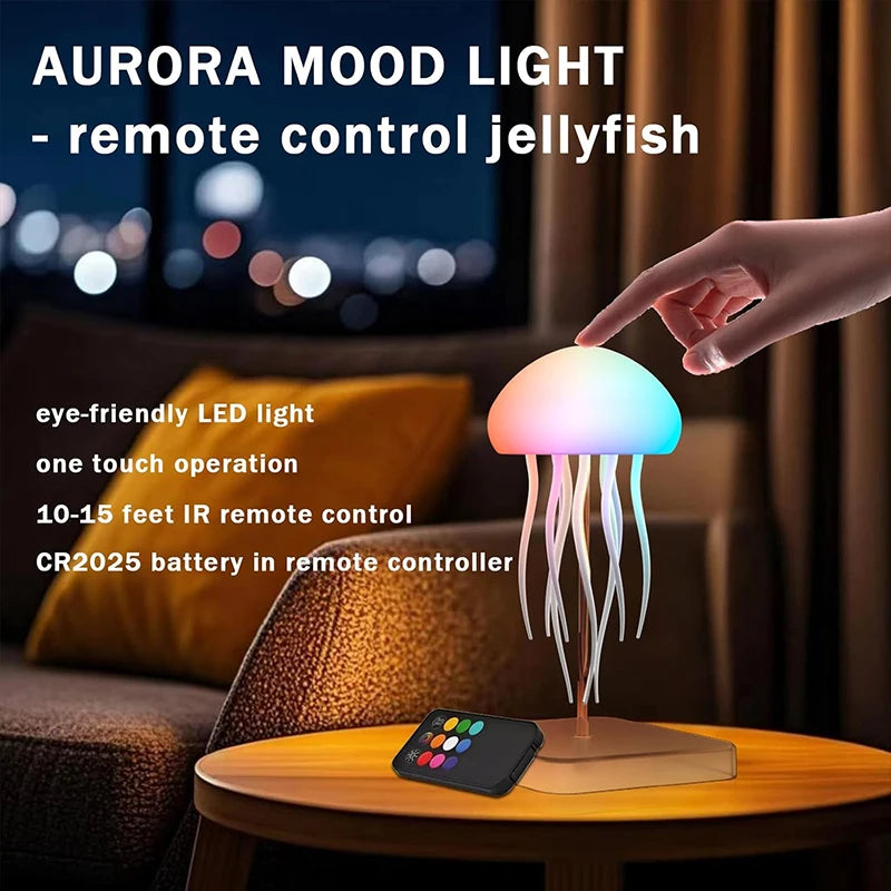 Lampe Médusa Tactile RGB à Tentacules Dynamiques