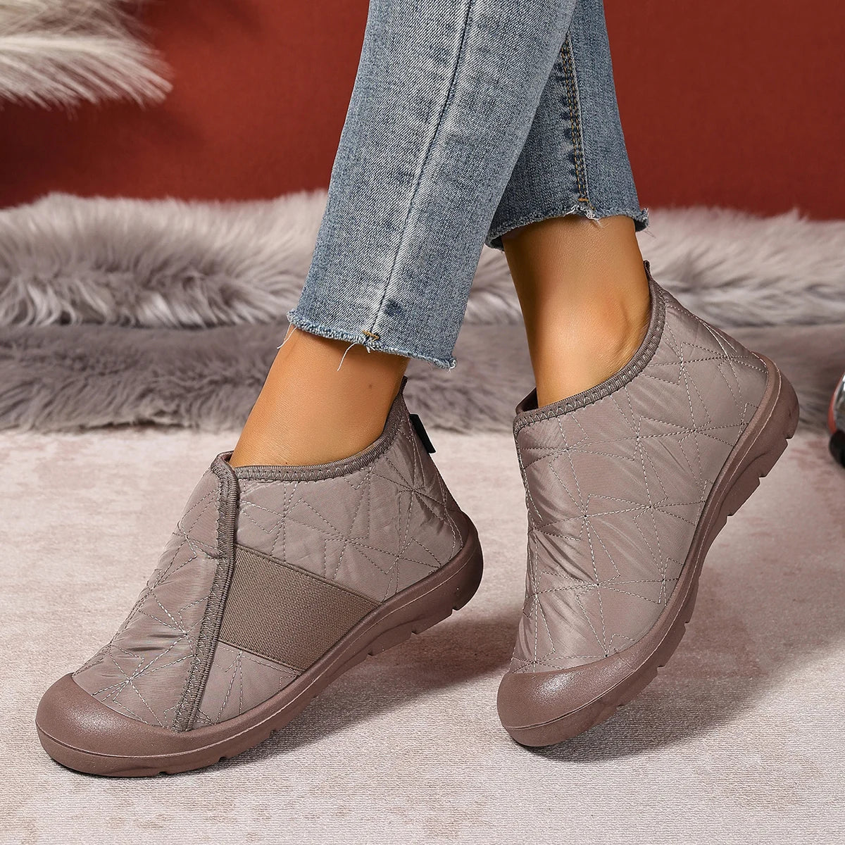 Chaussures d'Hiver à Doublure Chaude & Imperméables