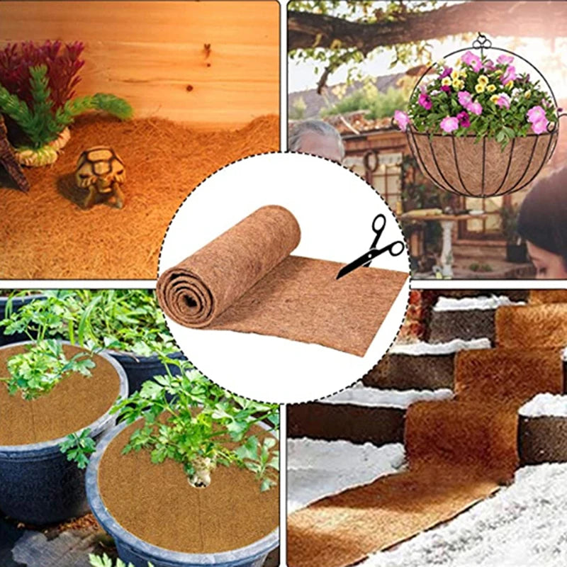 Rouleau de Toile en Fibres Végétales de Coco Naturelles - Multi-Usages