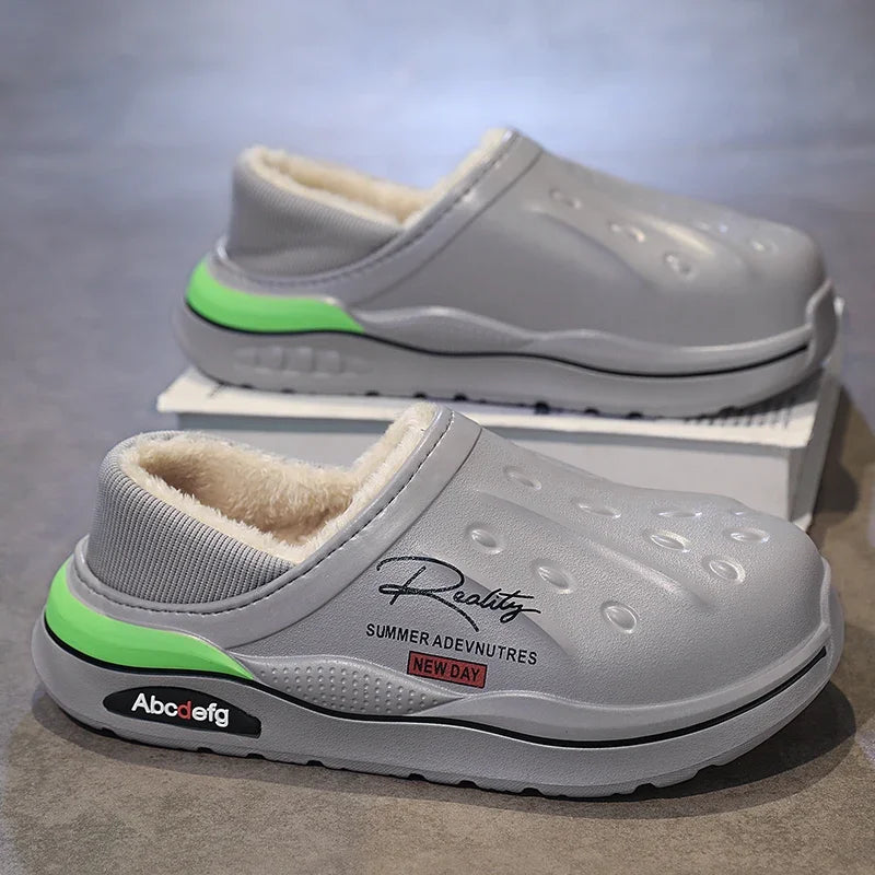 Chaussons imperméables doublure chaud - Modèle Mixte